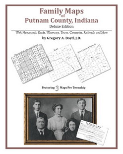 Family Maps Of Putnam County, Indiana (Paperback)