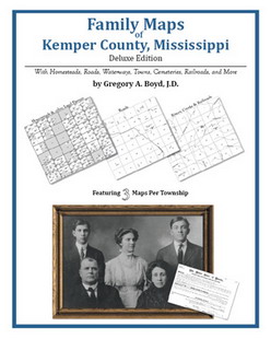 Family Maps of Kemper County, Mississippi (Paperback)