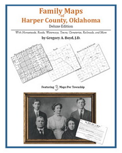 Family Maps Of Harper County, Oklahoma (Paperback)