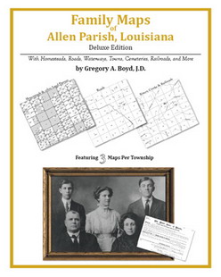 Family Maps of Allen Parish, Louisiana (Paperback)