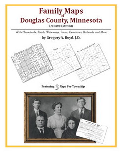 Family Maps of Douglas County, Minnesota (Paperback)