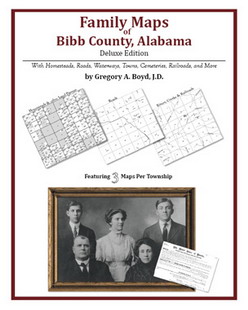 Family Maps of Bibb County, Alabama (Paperback)