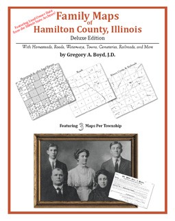 Family Maps Of Hamilton County, Illinois (Paperback)