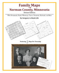 Family Maps Of Norman County, Minnesota (Paperback)