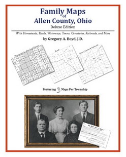 Family Maps of Allen County, Ohio (Paperback)