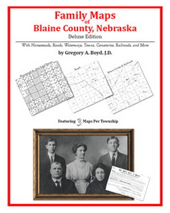 Family Maps Of Blaine County, Nebraska (Paperback)