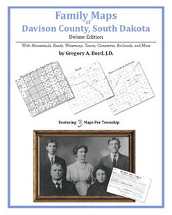 Family Maps of Davison County, South Dakota (Paperback)