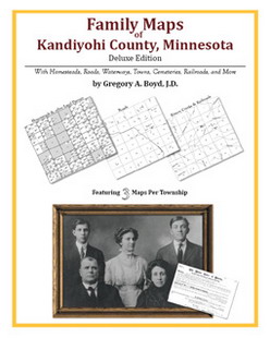 Family Maps of Kandiyohi County, Minnesota (Paperback)