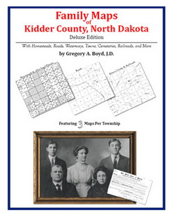 Family Maps of Kidder County, North Dakota (Paperback)