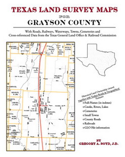 Texas Land Survey Maps For Grayson County (Paperback)