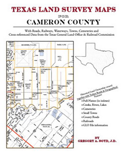 Texas Land Survey Maps For Cameron County (Paperback)