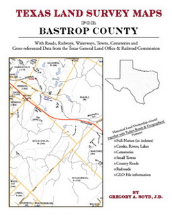 Texas Land Survey Maps for Bastrop County (Paperback)