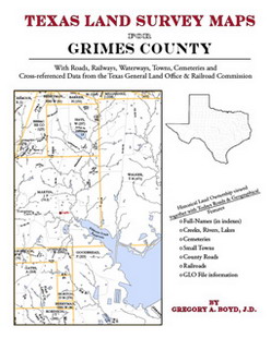 Texas Land Survey Maps For Grimes County (Paperback)