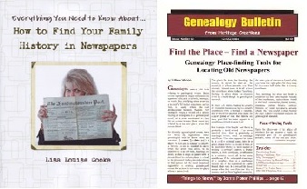 Locating Family In The Newspapers Bundle