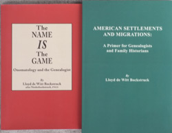 Bundle Of Two New Lloyd Bockstruck Books