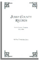 Surry County Records, Surry County, Virginia, 1652-1684