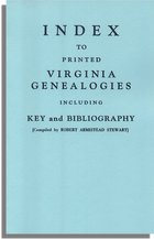 Index To Printed Virginia Genealogies: Including Key And Bibliography