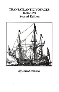 Transatlantic Voyages, 1600-1699. Second Edition