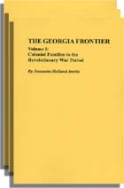 The Georgia Frontier; Three Volume Set