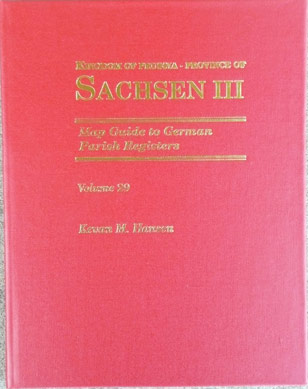 Map Guide To German Parish Registers Vol. 29 - Kingdom Of Prussia, Province Of Sachsen III, RB Magdeburg- Hard Cover