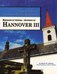 Map Guide to German Parish Registers Vol 32 - Kingdom of Prussia, Province of Hannover III, RB Aurich & Osnabrück
