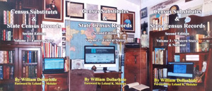 Census Substitutes & State Census Records; Three Volumes; Second Edition; Printed And PDF EBook (NEW 3rd EDITION AVAILABLE)s