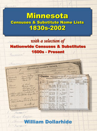 Minnesota Censuses & Substitute Name Lists 1830s-2002