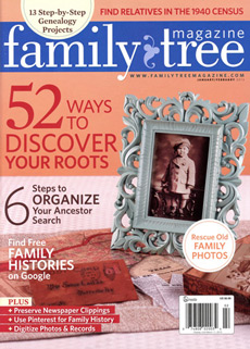 Family Tree Magazine; January/February 2013