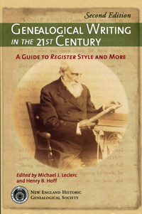 STOP! DO NOT ORDER! Out Of Stock!  -------------------------------------  Genealogical Writing In The 21st Century