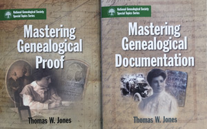 STOP - DO NOT ORDER - OUT OF PRINT FOR LACK OF PAPER - Mastering Genealogical Proof & Mastering Genealogical Documentation - Bundle Of 2 Books