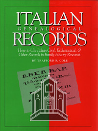 Out Of Stock! Do Not Order!------------------------------- Italian Genealogical Records
