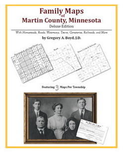 Family Maps Of Martin County, Minnesota (Paperback)