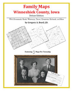 Family Maps of Winneshiek County, Iowa (Paperback)