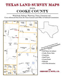 Texas Land Survey Maps for Cooke County (Paperback)