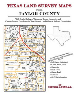 Texas Land Survey Maps For Taylor County (Paperback)