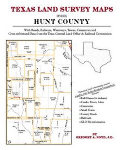 Texas Land Survey Maps For Hunt County (Paperback)