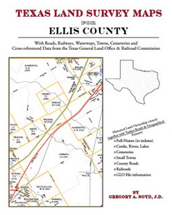 Texas Land Survey Maps For Ellis County (Paperback)