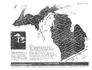 Map Guide to the U.S. Federal Censuses, Michigan 1810-1920 Map Packet
