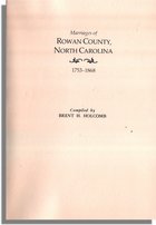 Marriages of Rowan County, North Carolina, 1753-1868