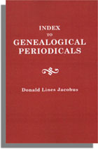 Index To Genealogical Periodicals, 3 Vols In 1