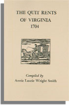 The Quit Rents of Virginia, 1704