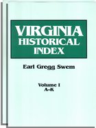 Virginia Historical Index: Two-volume set