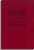 Heads of Families at the First Census of the United States Taken in the Year 1790: North Carolina