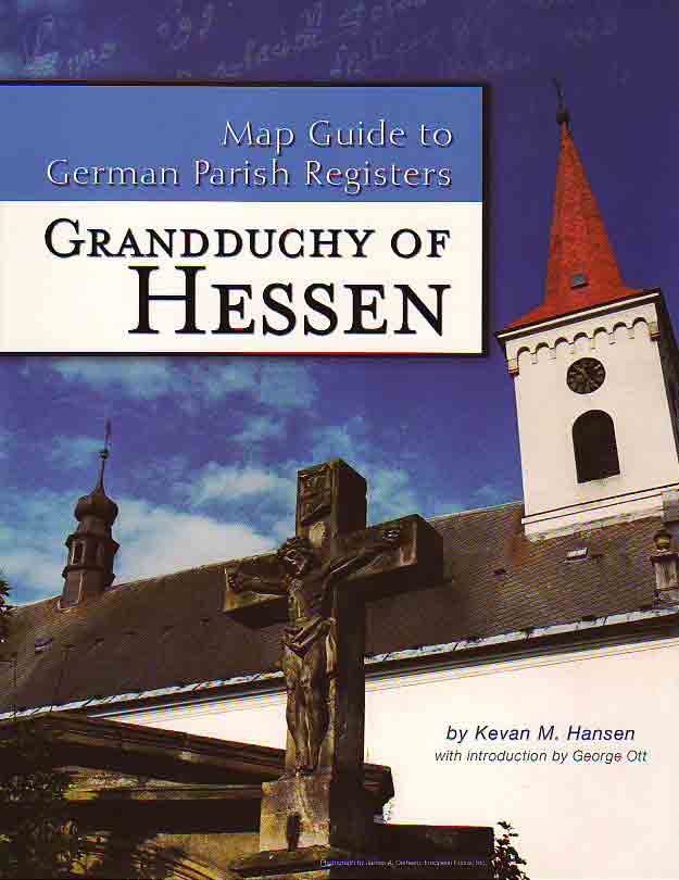 PDF eBook-Map Guide to German Parish Registers Vol. 1 – Hessen