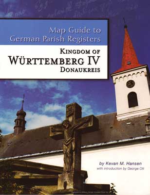 PDF EBook- Map Guide To German Parish Registers Vol 8 - Württemberg IV - Donaukreis