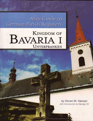 PDF eBook- Map Guide to German Parish Registers Vol 14 - Bavaria I - RB Unterfranken