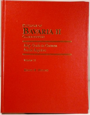Map Guide to German Parish Registers Vol 15 - Bavaria II - RB Oberfranken - Hard Cover