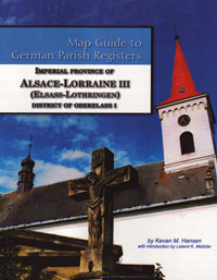 PDF EBook-Map Guide To German Parish Registers Vol. 35 – Imperial Province Of Alsace-Lorraine III (Elsass-Lothringen) – District Of Oberelsass I
