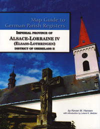 PDF EBook-Map Guide To German Parish Registers Vol. 36 – Imperial Province Of Alsace-Lorraine IV (Elsass-Lothringen) – District Of Oberelsass II