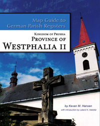 PDF EBook-Map Guide to German Parish Registers Vol. 40 - Kingdom of Prussia - Province of Westphalia II - Arnsberg